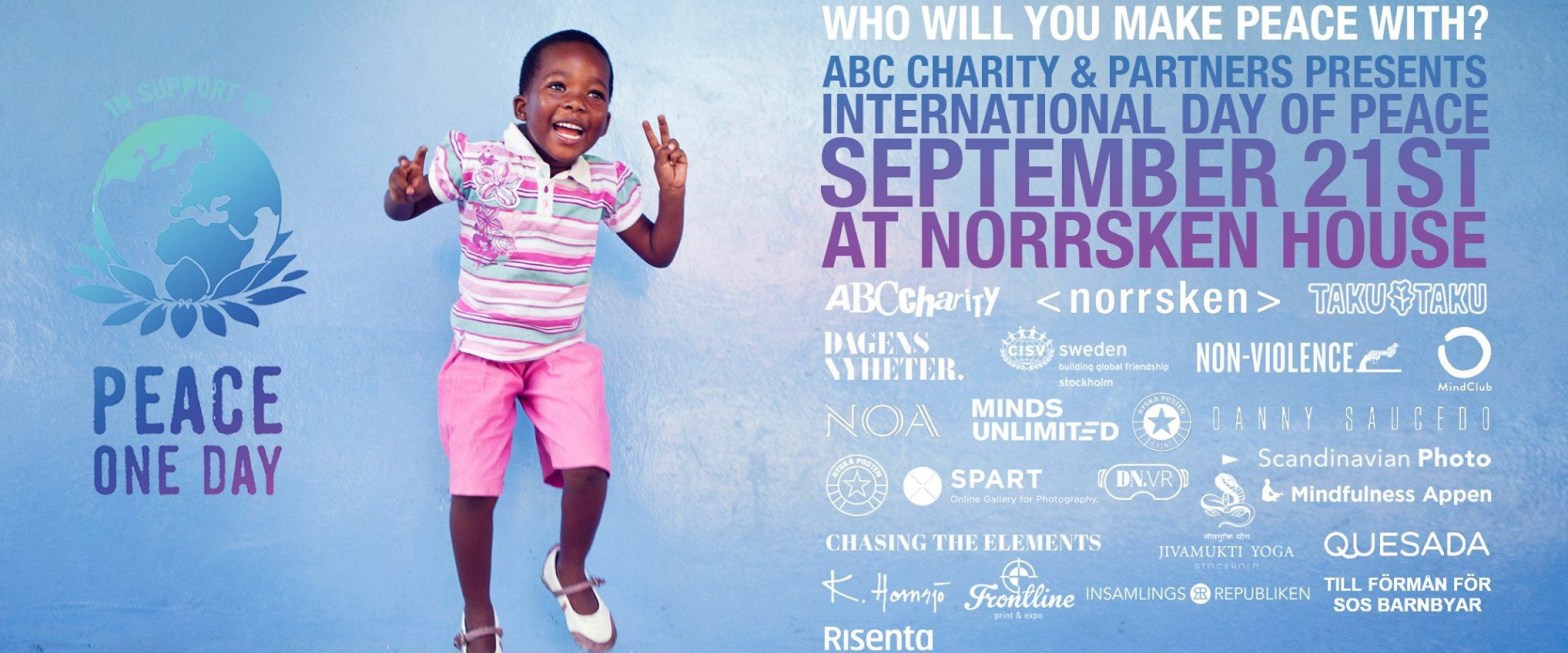 Who will you make piece with Abc Charity Piece one day Norrsken House Samtals Coachomaten